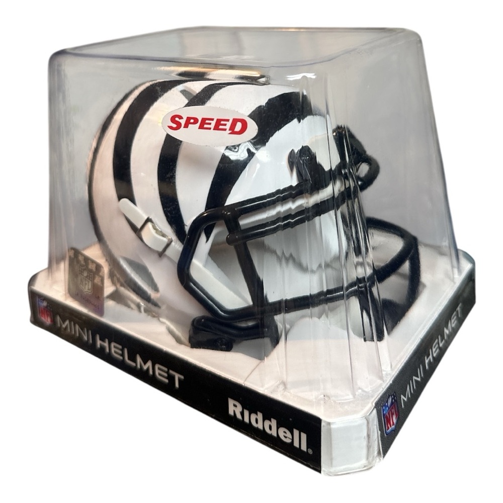 Cincinnati Bengals Speed Mini Helmet Riddell NFL Licensed WHITE ALTERNATE in box